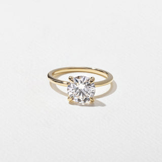 Emerald Pave Engagement Ring – 1 CT Lab Grown Diamond