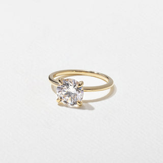Emerald Pave Engagement Ring – 1 CT Lab Grown Diamond