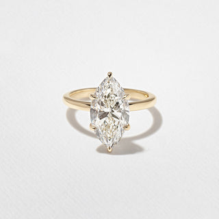 Emerald Pave Engagement Ring – 1 CT Lab Grown Diamond
