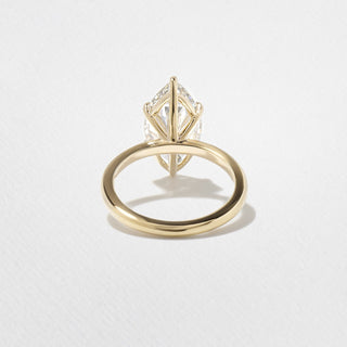 Emerald Pave Engagement Ring – 1 CT Lab Grown Diamond