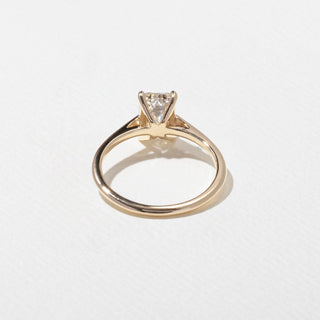 Emerald Pave Engagement Ring – 1 CT Lab Grown Diamond