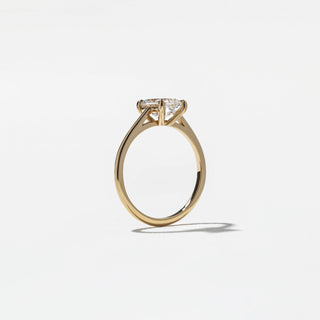 Emerald Pave Engagement Ring – 1 CT Lab Grown Diamond