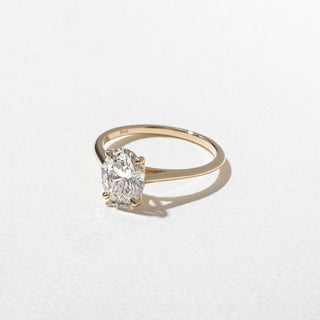Emerald Pave Engagement Ring – 1 CT Lab Grown Diamond