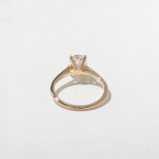 Emerald Pave Engagement Ring – 1 CT Lab Grown Diamond