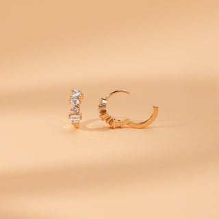 1.0 CT Round Bezel Solitaire Lab Grown Diamond Earrings