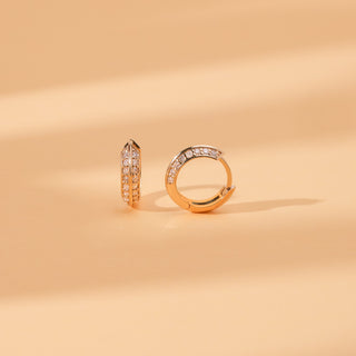 1.0 CT Round Bezel Solitaire Lab Grown Diamond Earrings