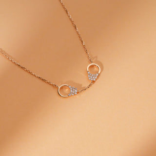 1.0 CT Round Bezel Solitaire Lab Grown Diamond Necklace