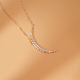 1.0 CT Round Bezel Solitaire Lab Grown Diamond Necklace