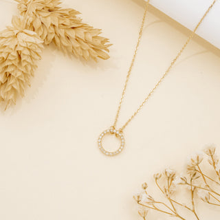 1.0 CT Round Bezel Solitaire Lab Grown Diamond Necklace