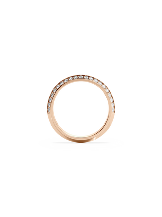 0.37 CT Round Full Eternity Lab Grown Diamond Wedding Band