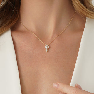 1.0 CT Round Bezel Solitaire Lab Grown Diamond Necklace