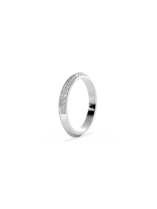 0.37 CT Round Full Eternity Lab Grown Diamond Wedding Band