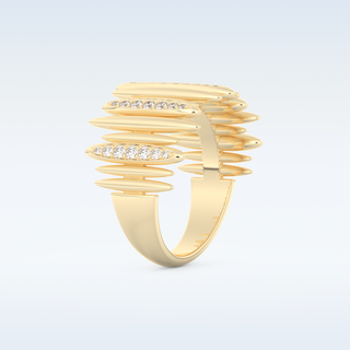 Beautiful Wedding Band with 0.29 CT Round Cut Moissanite