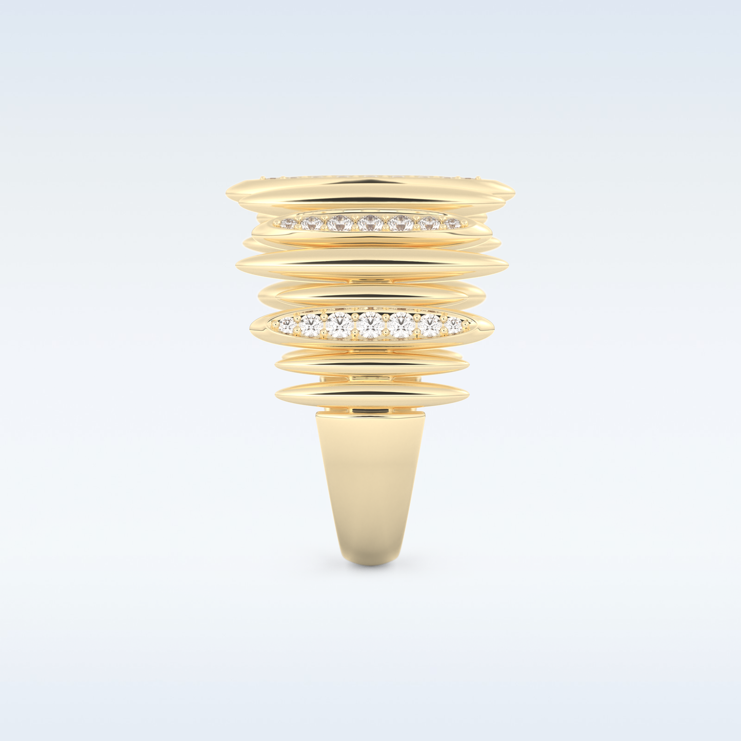 Beautiful Wedding Band with 0.29 CT Round Cut Moissanite