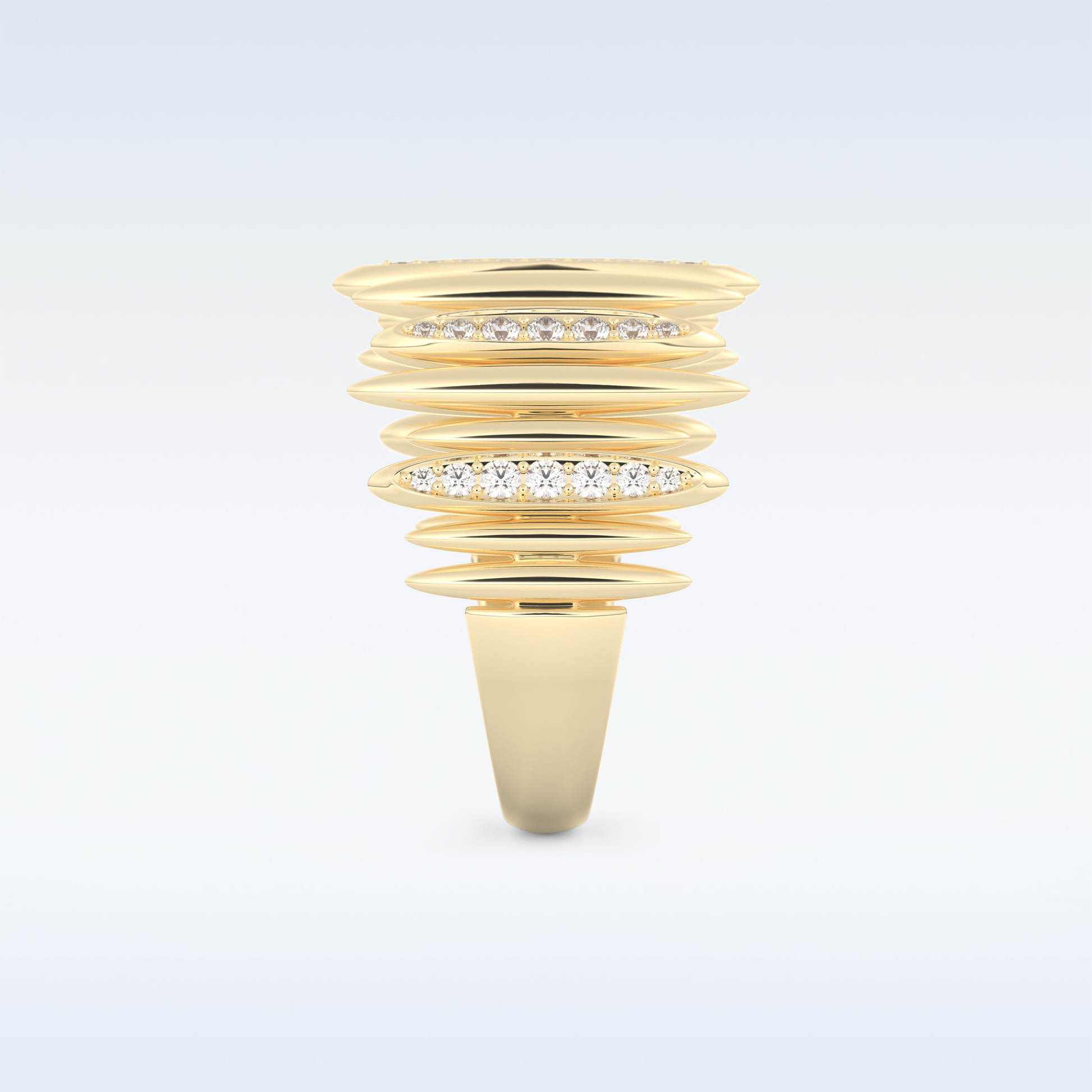 Beautiful Wedding Band with 0.29 CT Round Cut Moissanite