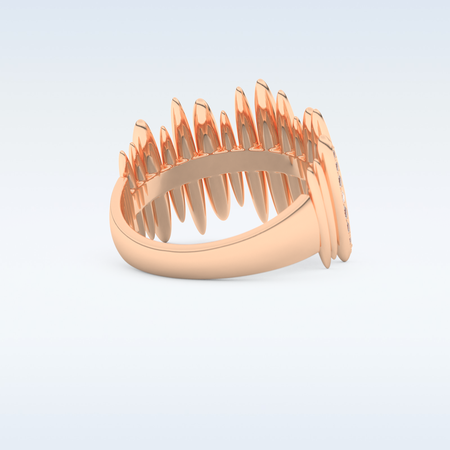 Beautiful Wedding Band with 0.29 CT Round Cut Moissanite