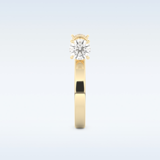 Elegant Wedding Band with 1.07 CT Round Cut Moissanite