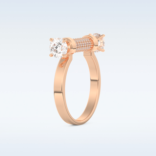 Elegant Wedding Band with 1.07 CT Round Cut Moissanite