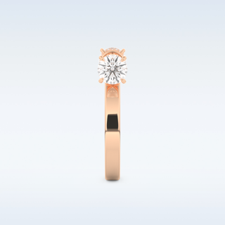 Elegant Wedding Band with 1.07 CT Round Cut Moissanite