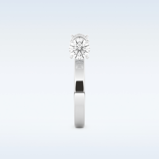 Elegant Wedding Band with 1.07 CT Round Cut Moissanite