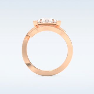 2.30 CT Solitaire Engagement Ring Featuring Triangle Moissanite