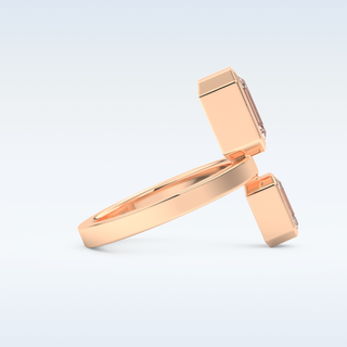 Bezel Style Wedding Band with 2.43 CT Round Emerald Moissanite