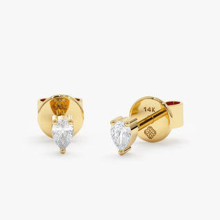 1.0 CT Round Bezel Solitaire Lab Grown Diamond Earrings