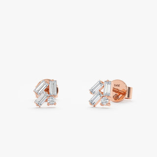 1.0 CT Round Bezel Solitaire Lab Grown Diamond Earrings