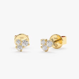 1.0 CT Round Bezel Solitaire Lab Grown Diamond Earrings
