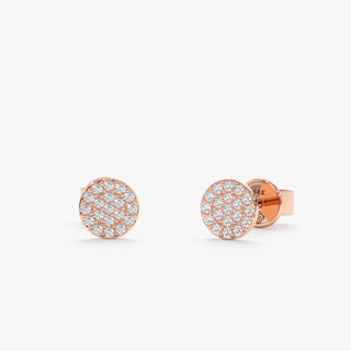 1.0 CT Round Bezel Solitaire Lab Grown Diamond Earrings