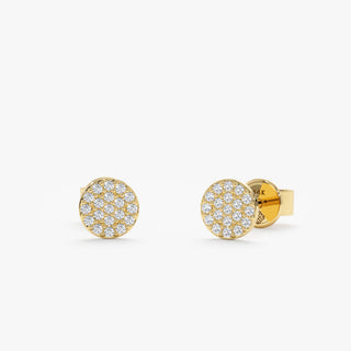 1.0 CT Round Bezel Solitaire Lab Grown Diamond Earrings