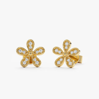 1.0 CT Round Bezel Solitaire Lab Grown Diamond Earrings
