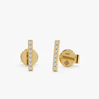 1.0 CT Round Bezel Solitaire Lab Grown Diamond Earrings