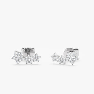 1.0 CT Round Bezel Solitaire Lab Grown Diamond Earrings