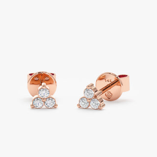 1.0 CT Round Bezel Solitaire Lab Grown Diamond Earrings