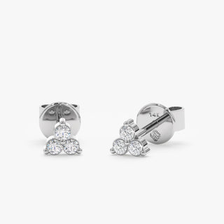 1.0 CT Round Bezel Solitaire Lab Grown Diamond Earrings