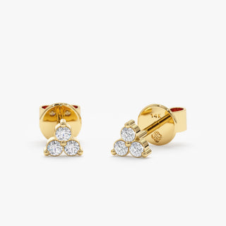 1.0 CT Round Bezel Solitaire Lab Grown Diamond Earrings