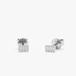 1.0 CT Round Bezel Solitaire Lab Grown Diamond Earrings