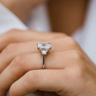 Round Swirl Semi Pave Engagement Ring – 1 CT Moissanite Diamond
