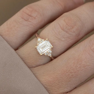 Round Halo, Pave & Split Shank Engagement Ring – 1.93 CT Lab Grown Diamond