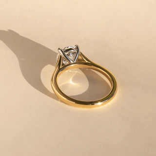 Round Halo, Pave & Split Shank Engagement Ring – 1.93 CT Lab Grown Diamond