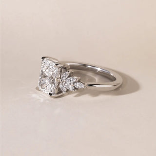 Round Halo, Pave & Split Shank Engagement Ring – 1.93 CT Lab Grown Diamond
