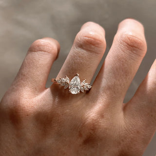 Round Halo, Pave & Split Shank Engagement Ring – 1.93 CT Lab Grown Diamond