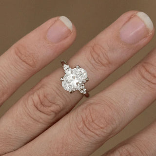 Round Halo, Pave & Split Shank Engagement Ring – 1.93 CT Lab Grown Diamond