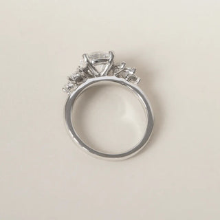 Round Halo, Pave & Split Shank Engagement Ring – 1.93 CT Lab Grown Diamond
