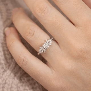 Round Halo, Pave & Split Shank Engagement Ring – 1.93 CT Lab Grown Diamond