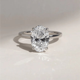 Round Halo, Pave & Split Shank Engagement Ring – 1.93 CT Lab Grown Diamond