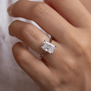 Round Halo, Pave & Split Shank Engagement Ring – 1.93 CT Lab Grown Diamond