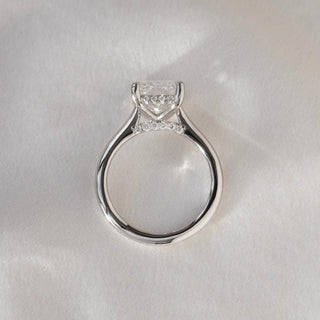Round Halo, Pave & Split Shank Engagement Ring – 1.93 CT Lab Grown Diamond
