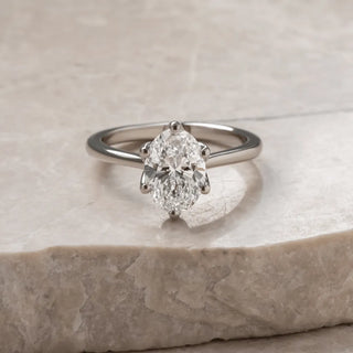 Round Halo, Pave & Split Shank Engagement Ring – 1.93 CT Lab Grown Diamond